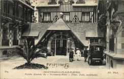 CPA Deauville La Plage Fleurie Normandy Hotel Porche d entree