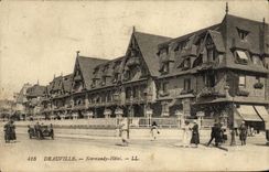 CPA Deauville La Plage Fleurie Normandy Hotel 