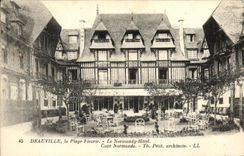 CPA Deauville la Plage Fleurie Le Normandy Hotel