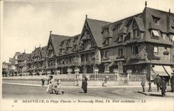 CPA Deauville la Plage Fleurie Normandy Hotel