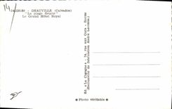 MODERN CARD Deauville the Flowered Beach the Large Royal Hotel