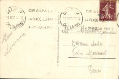 CPA Deauville Plage Fleurie Royal Hotel et Boulevard Cornuche
