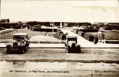 MODERN CARD Deauville the Flowered Beach Gardens of the Automobile Casino