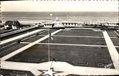 MODERN CARD Deauville the Flowered Beach Gardens and the Yacht Club