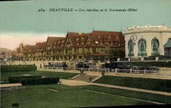 CPA Deauville Les Jardins et le Normandy Hotel