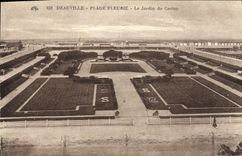 CPA Deauville Plage Fleurie Le Jardin du Casino