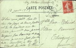 Jardines de Deauville de la POSTAL de la VENDIMIA y les Bains