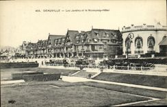 CPA Deauville Les Jardins et le Normandy Hotel