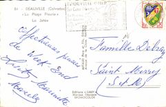 CPM Deauville La Plage Fleurie La Jetee