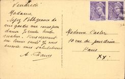 La playa de Deauville de la POSTAL de la VENDIMIA florecio el efecto de la luz hacia el embarcadero