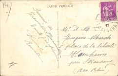 CPA Deauville La Plage Fleurie La Jetee le Chenal Bateau