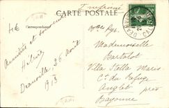 POSTAL Deauville de la VENDIMIA los barcos de los embarcaderos