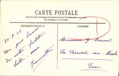 POSTAL Deauville Trouville L de la VENDIMIA entrado de los barcos de los tambores