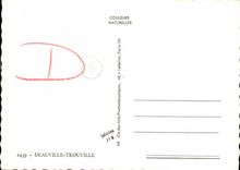 POSTAL MODERNA pescados de Deauville Trouville Pecheur