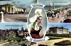 CPM Souvenir de Deauville 
