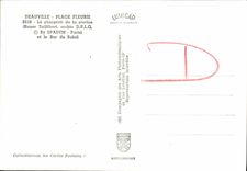 CPM Deauville Plage Fleurie Le Plongeoir de la Piscine Olympique 