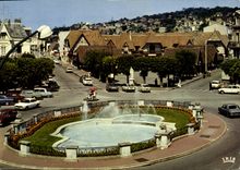 POSTAL MODERNA lugares de Deauville Trouville de Morny