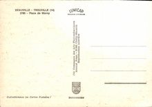 POSTAL MODERNA lugares de Deauville Trouville de Morny