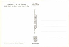 CPM Deauville Plage Fleurie La Place de Morny et rue Desire le Hoc