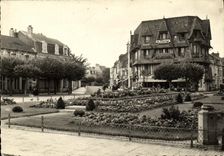 CPA Deauville La Plage Fleurie La Place Morny 