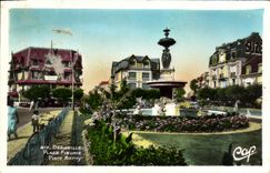 CPA Deauville Plage Fleurie Place Morny 
