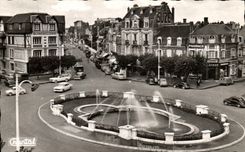 Lugares de Deauville de la POSTAL de la VENDIMIA de Morny