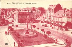 CPA Deauville La Place Morny 