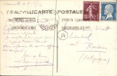 CPA Deauville La Place Morny 