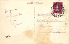 CPA Deauville La Plage Fleurie Place et Hotel Morny