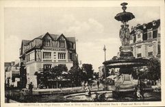 CPA Deauville La Plage Fleurie Place et Hotel Morny