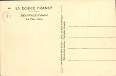 CPA Deauville La Place Morny