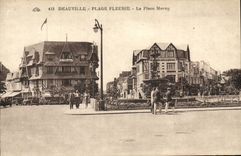 CPA Deauville Plage Fleurie Place Morny