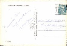 CPM Deauville La Plage 