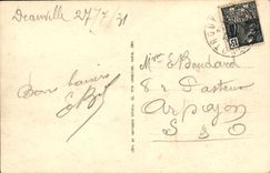 CPA Deauville la Plage Fleurie La Plage