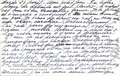 Reina de Trouville de la POSTAL de la VENDIMIA de las playas vista del martirio hacia la playa