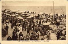 CPA Deauville La Plage Fleurie La Plage