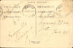 CPA Deauville La Plage Fleurie La Plage