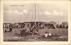 CPA Deauville La Plage