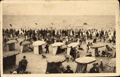 CPA Deauville La Plage Fleurie La Plage