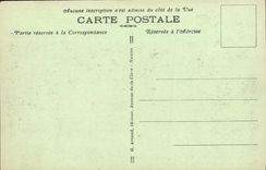 POSTAL Deauville de la VENDIMIA las distracciones florecidas de la playa de la canoa de la playa