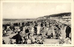 CPA Deauville La Plage Fleurie La Plage