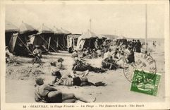 CPA Deauville La Plage Fleurie La Plage