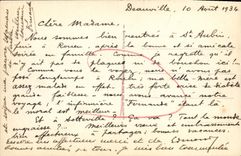 CPA Deauville Scene de Plage 