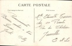 La POSTAL Deauville de la VENDIMIA la playa florecio vago