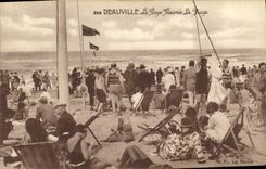 CPA Deauville La Plage Fleurie la Plage