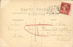 POSTAL Deauville L hora de la VENDIMIA del bano