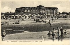 CPA Deauville La Plage Fleurie La Plage