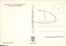 CPM Deauville Plage Fleurie La Plage et le Ciro s