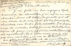 Tableros de Deauville de la POSTAL de la VENDIMIA