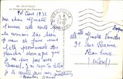 CPA Deauville La Promenade des Planches